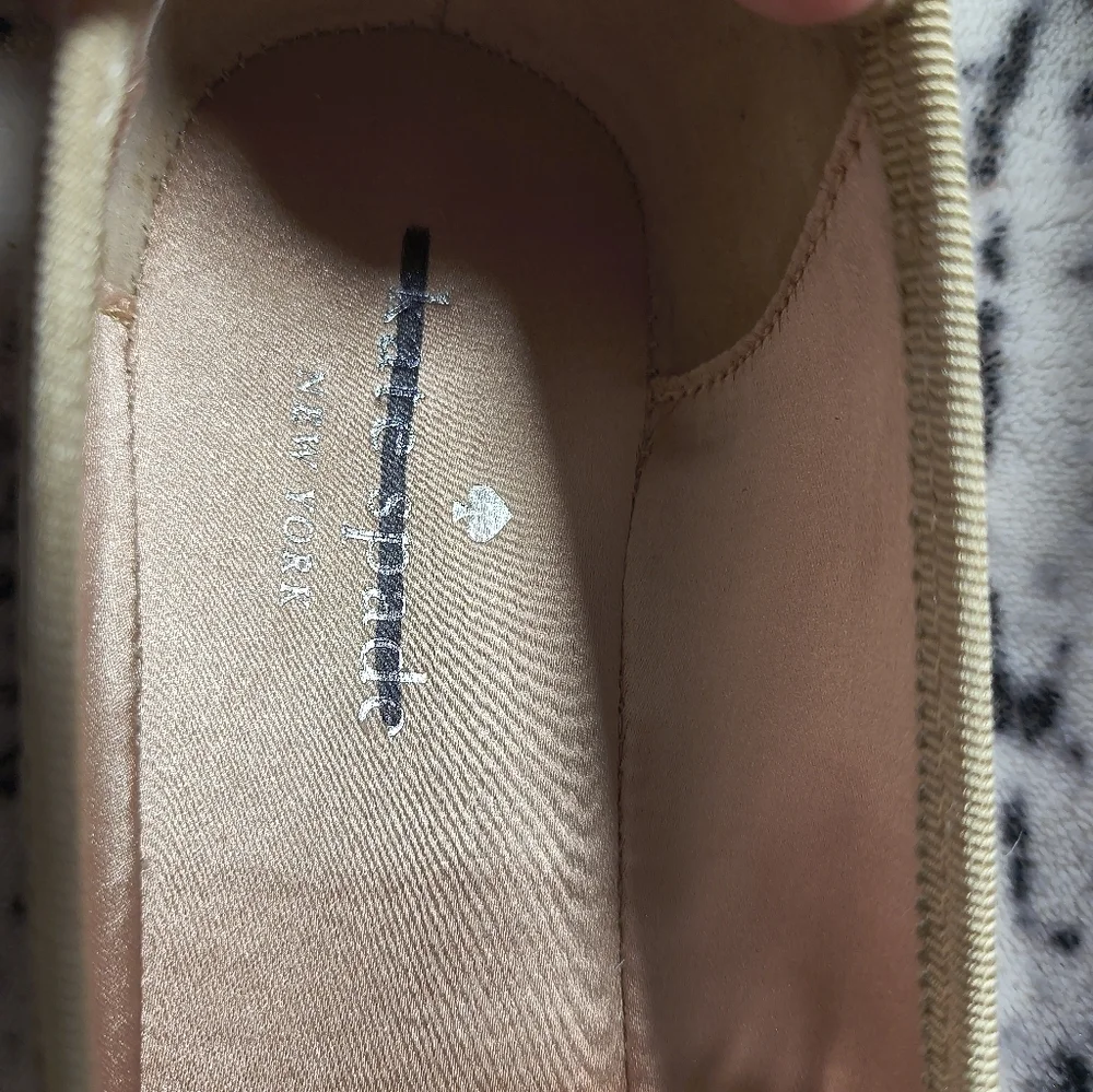 Kate Spade Freya Gold Roasted Peanut Ballet Flats - US 8 defaced